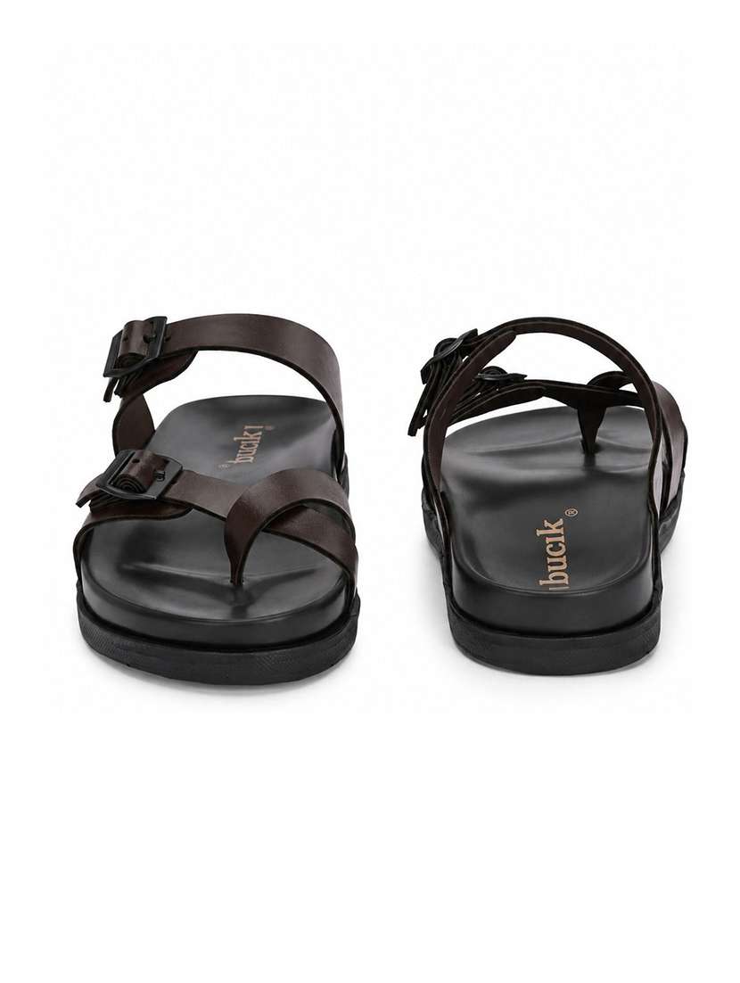 Men Solid One Toe Sandal - 22705591 -  Standard Image - 3