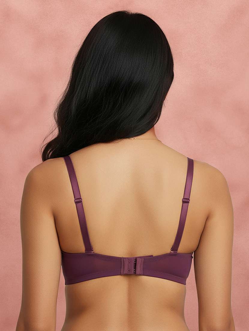 Women Self Design Half Coverage Push Up Bra - 22707261 -  Standard Image - 3