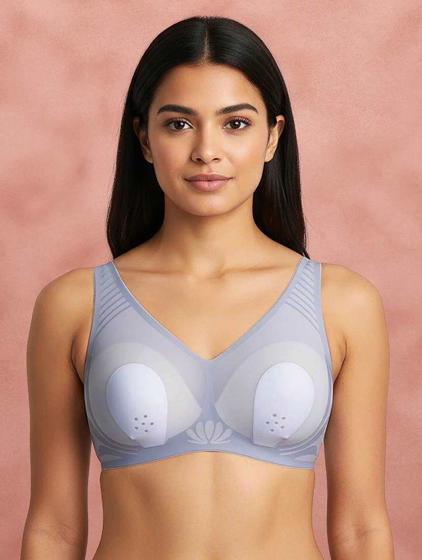 women printed full coverage t-shirt bra