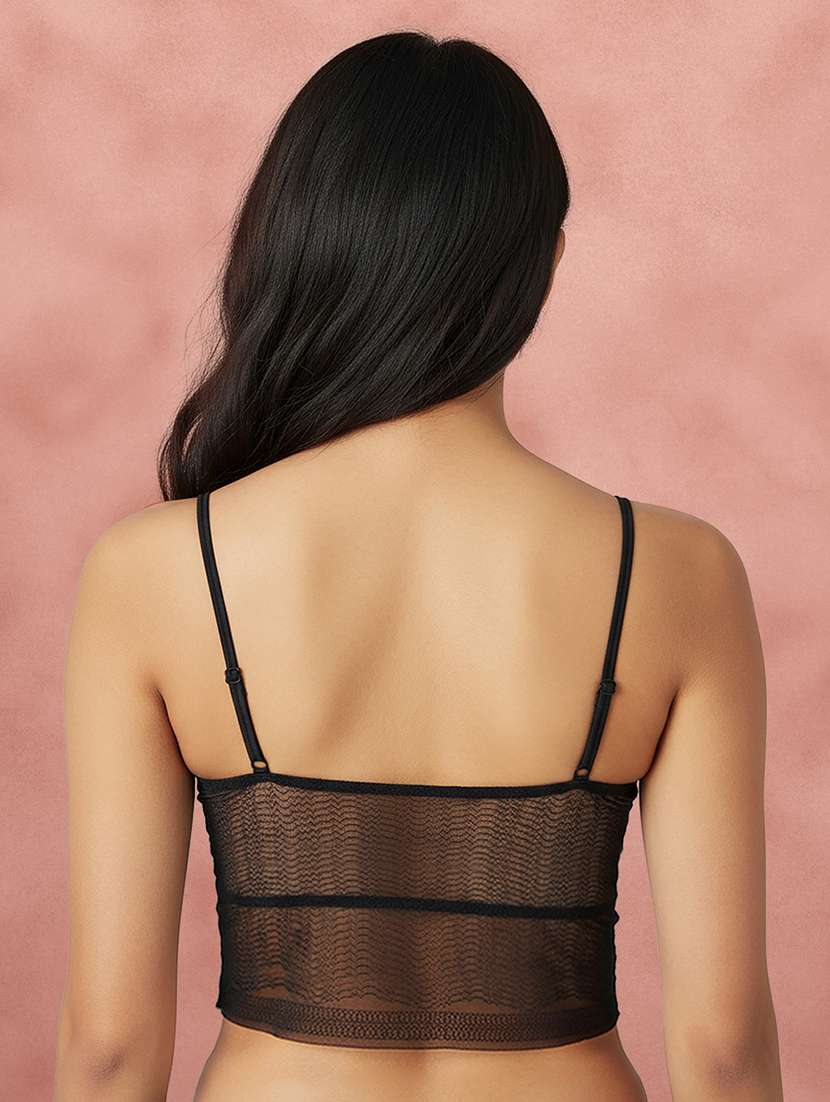 Women Self Design Three Fourth Coverage Bralette - 22707274 -  Standard Image - 3