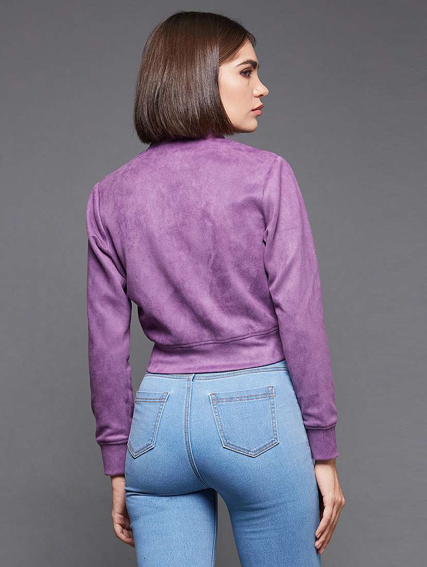 Women Solid Long Sleeves Regular Jacket - 22719352 -  Standard Image - 3