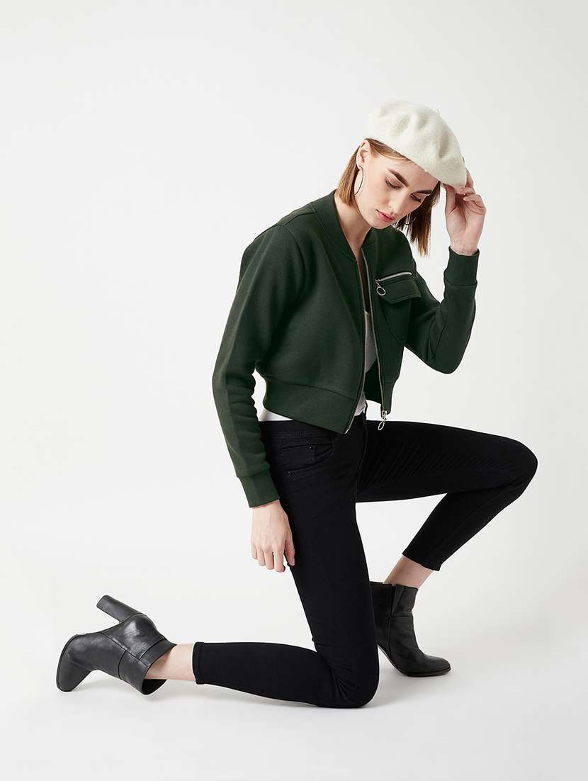 Women Solid Long Sleeves Regular Jacket - 22719362 -  Standard Image - 3