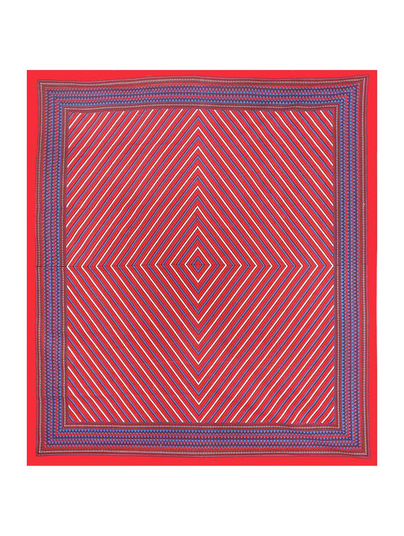 Cotton Printed Geometric Double Bedsheet Set - 22719675 -  Standard Image - 3
