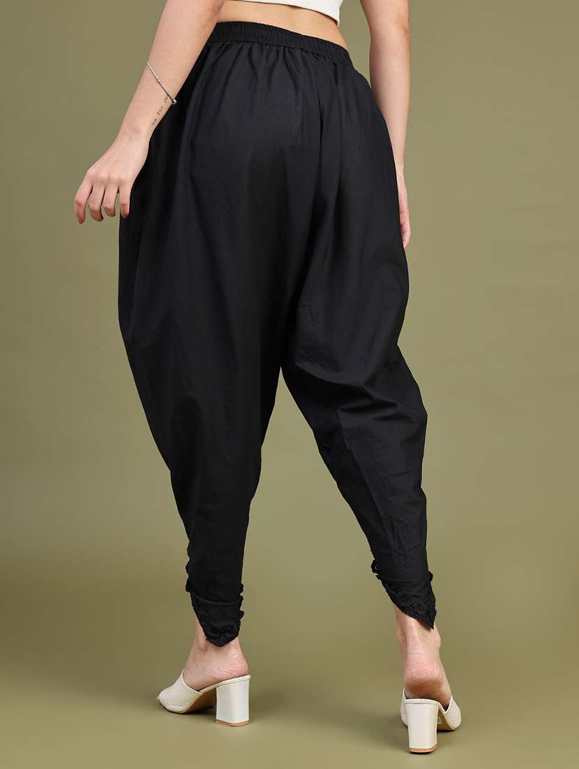 Women Solid Mid Rise Dhoti Salwar - 22719692 -  Standard Image - 3