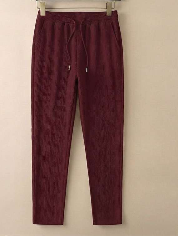 Men Textured Short Sleeves T-shirt And Trouser Co-ord Set - 22720592 -  Standard Image - 3