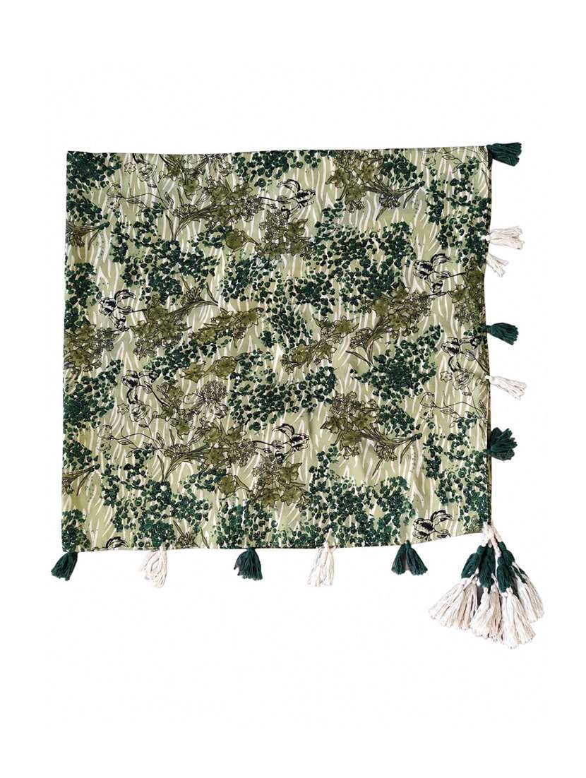 Women Pack Of 3 Floral Printed Scarf With Tassels - 22720973 -  Standard Image - 5