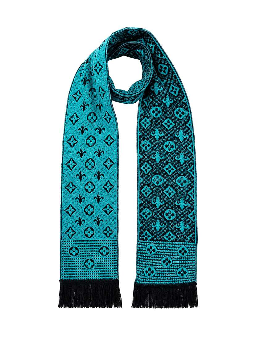 unisex printed reversible muffler
