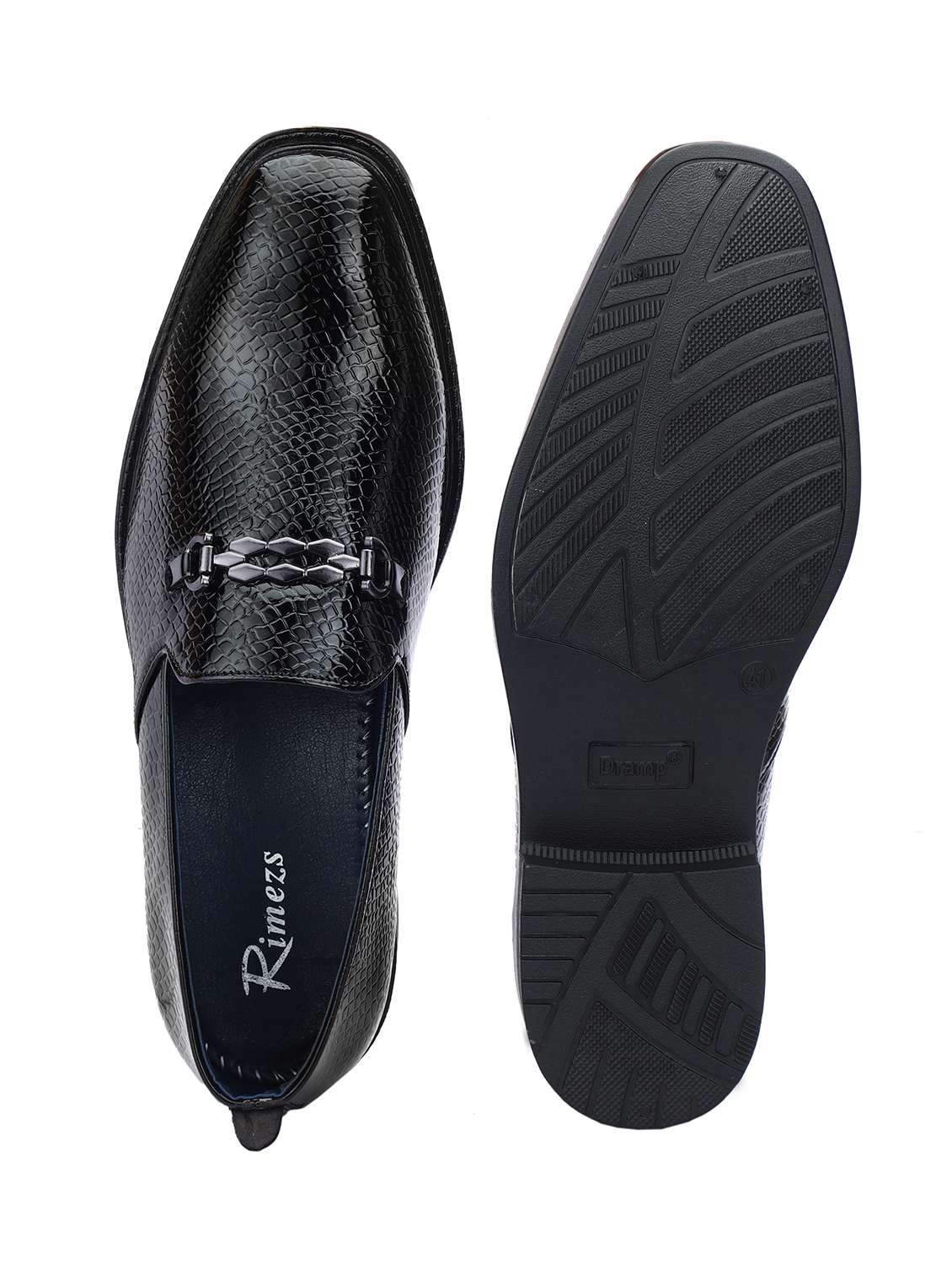 Men Textured Slip On Moccasin - 22721009 -  Standard Image - 5