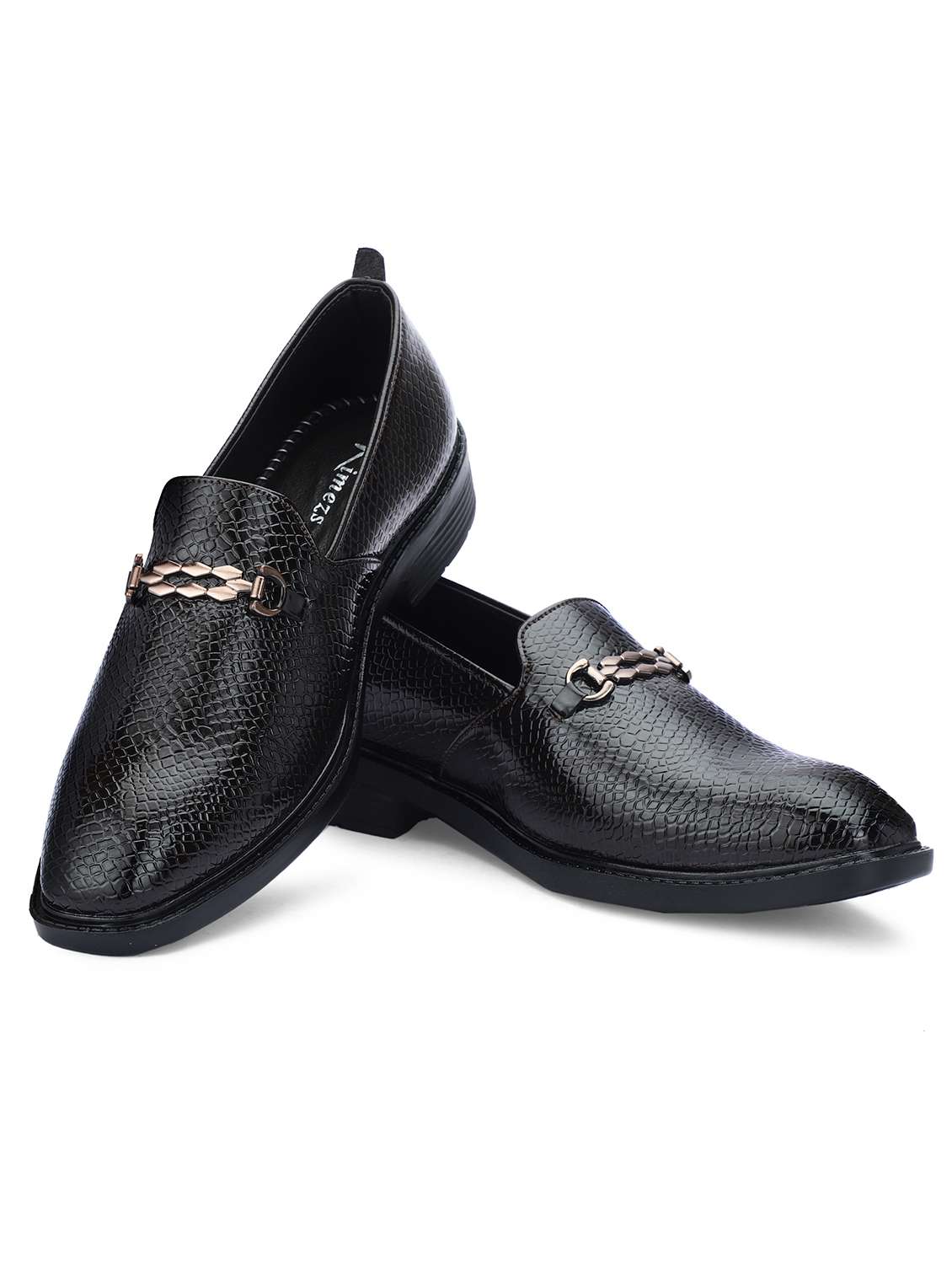 Men Textured Slip On Moccasin - 22721010 -  Standard Image - 3