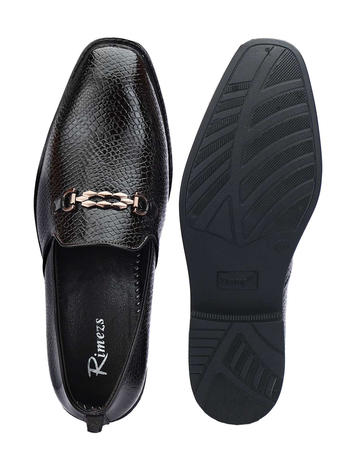 Men Textured Slip On Moccasin - 22721010 -  Standard Image - 5
