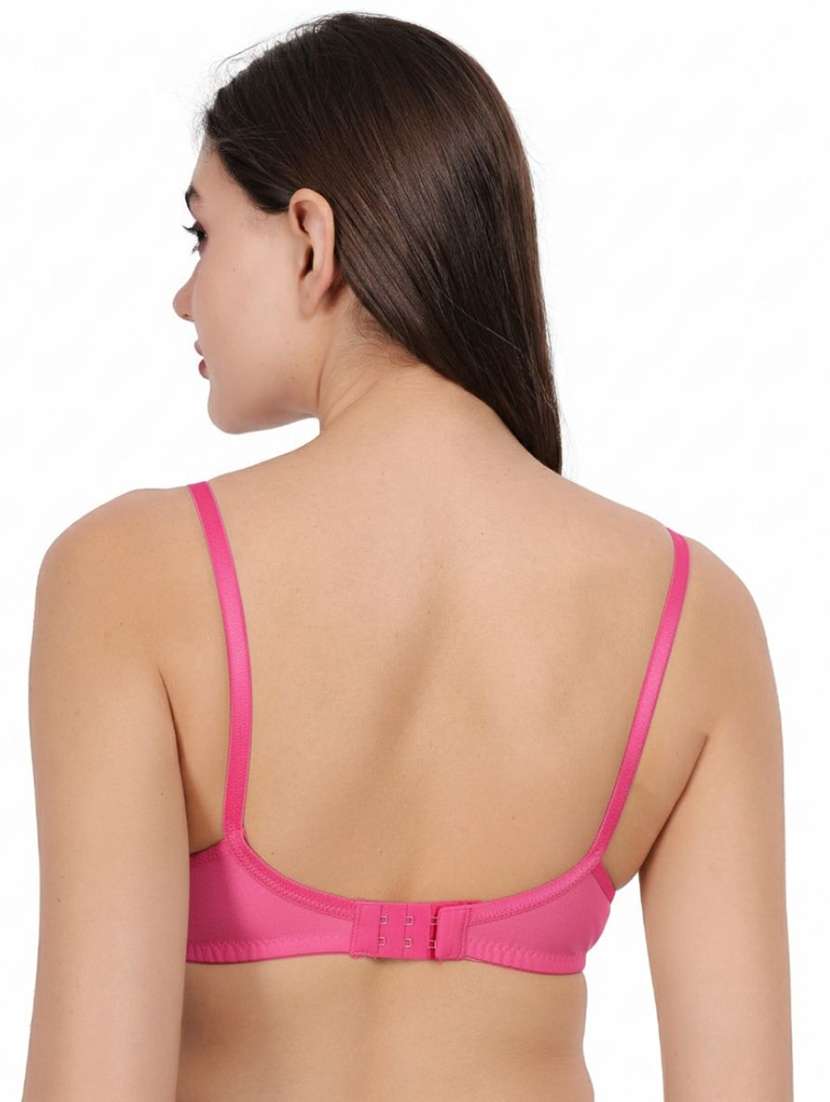 Women Pack Of 3 Solid Full Coverage Regular Bra - 22721356 -  Standard Image - 3