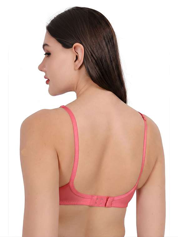 Women Pack Of 2 Solid Full Coverage Regular Bra - 22721400 -  Standard Image - 3