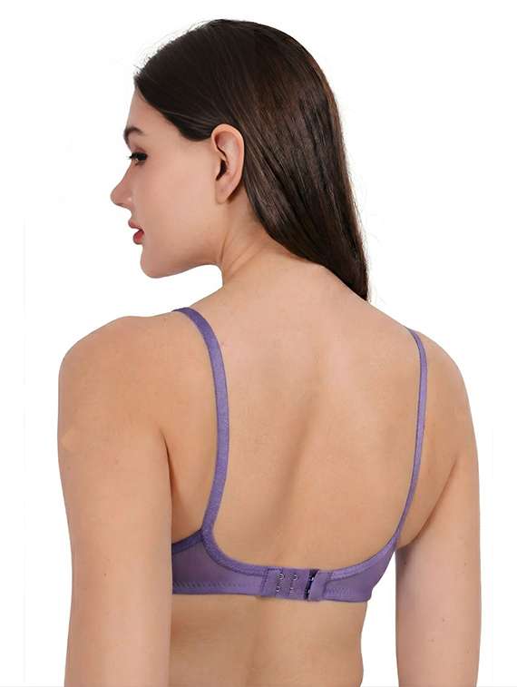 Women Pack Of 2 Solid Full Coverage Regular Bra - 22721423 -  Standard Image - 3