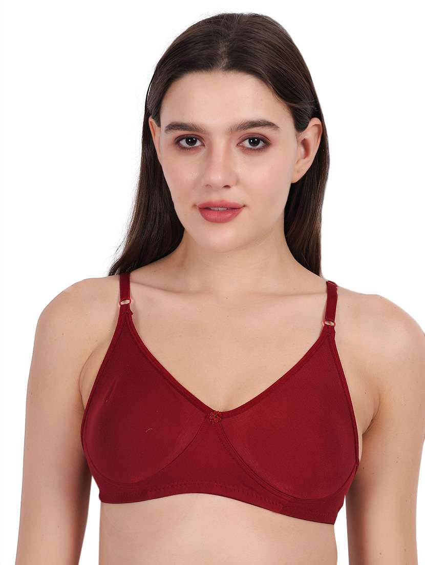 Women Pack Of 2 Solid Full Coverage Regular Bra - 22721437 -  Standard Image - 3