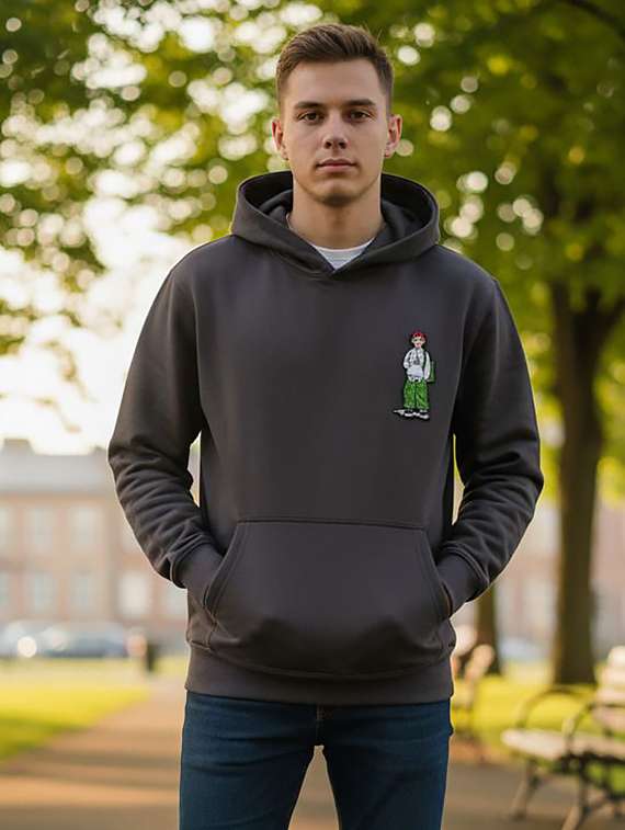 men solid with work long sleeve regular fit sweatshirt