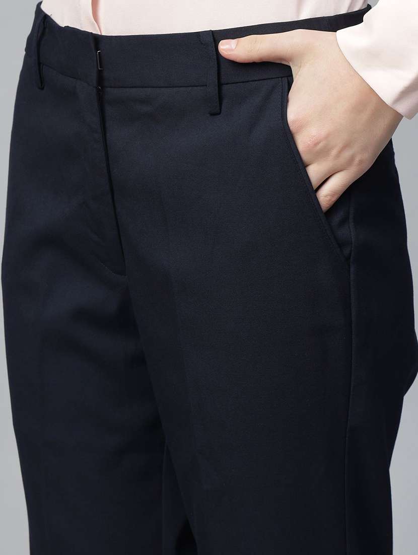 Women Solid Long Sleeves Blazer And Trouser Set - 22721791 -  Standard Image - 5