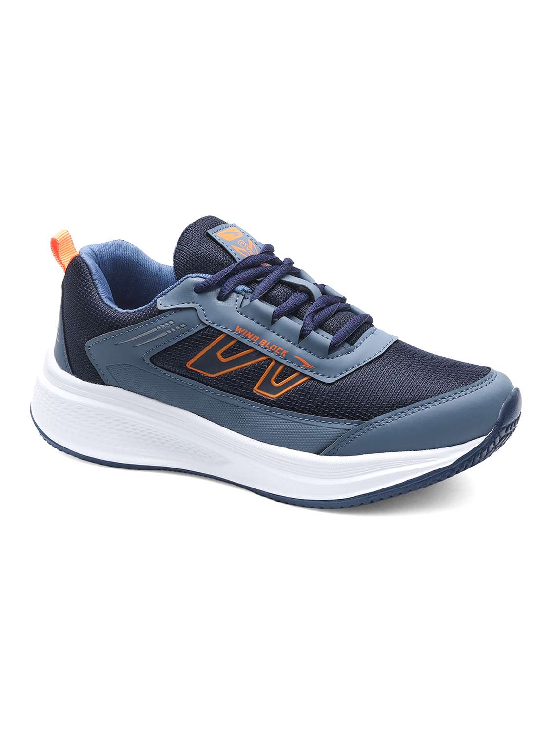 men textured lace up sports shoes