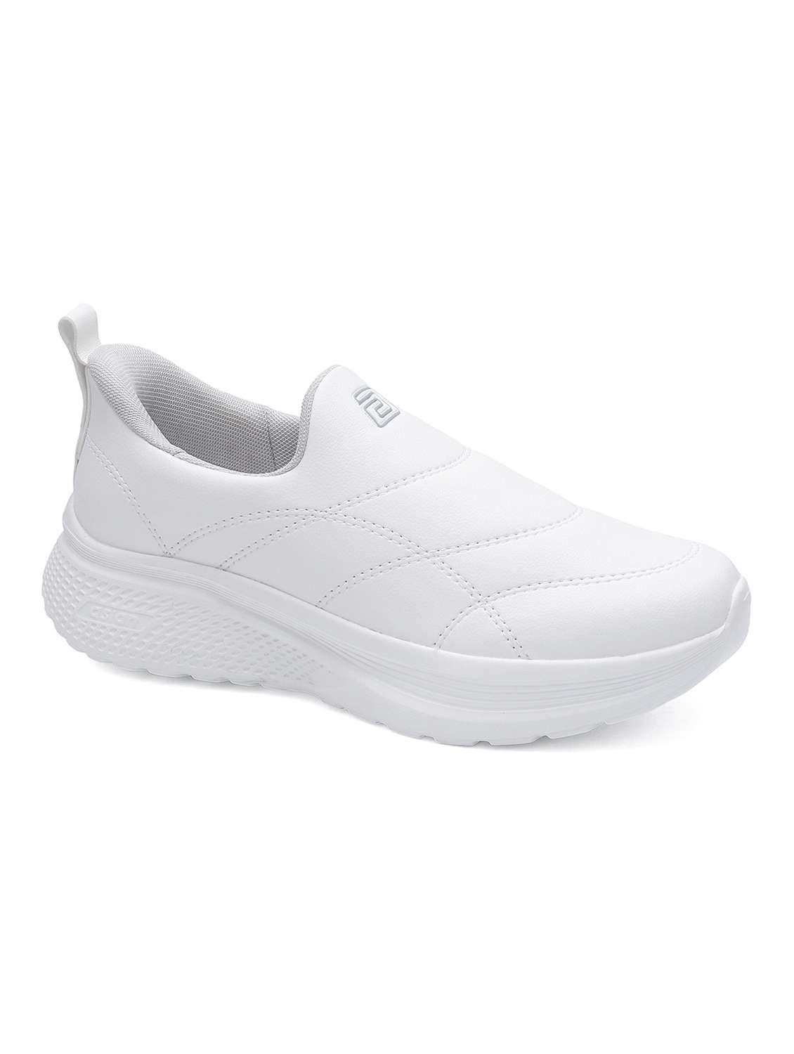 men textured slip on casual shoes