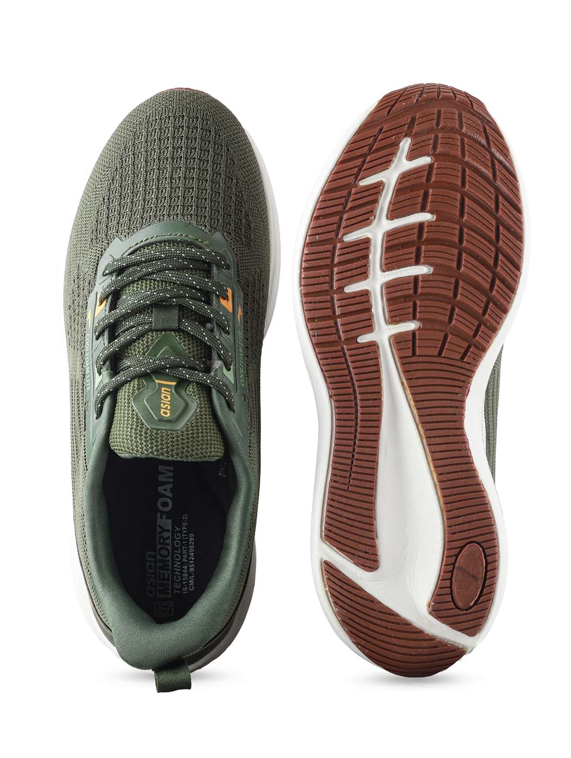 Men Textured Lace Up Sports Shoes - 22721997 -  Standard Image - 5