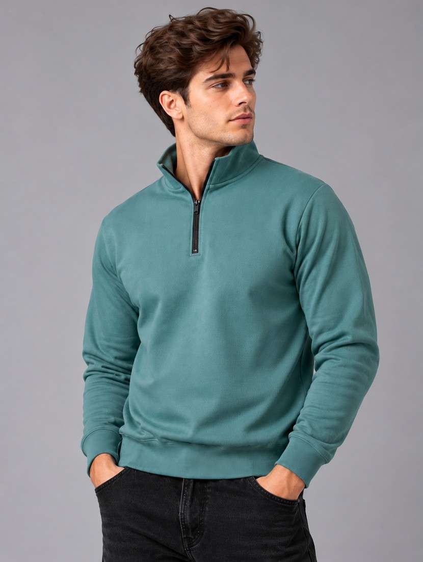 Men Solid Long Sleeves Polo T-shirt - 22723162 -  Standard Image - 3