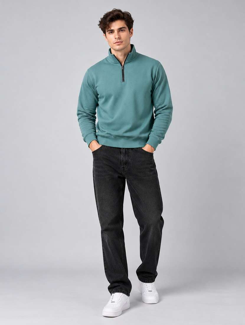 Men Solid Long Sleeves Polo T-shirt - 22723162 -  Standard Image - 5