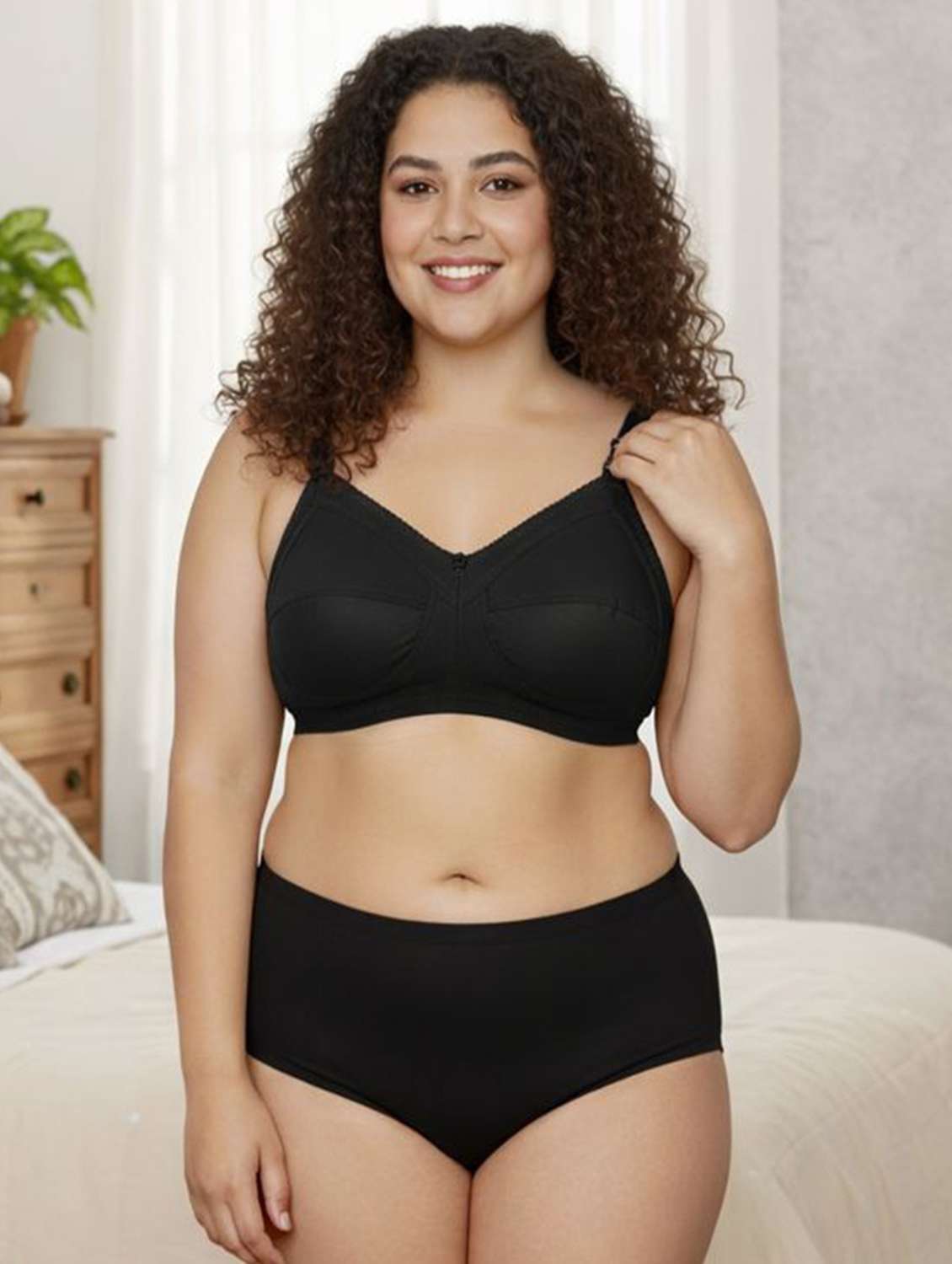 Women Pack Of 2 Solid Full Coverage Regular Bra - 22723166 -  Standard Image - 3