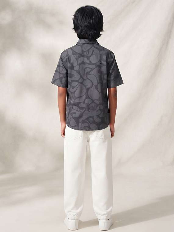 Boys Printed Short Sleeves Regular Shirt - 22723372 -  Standard Image - 3