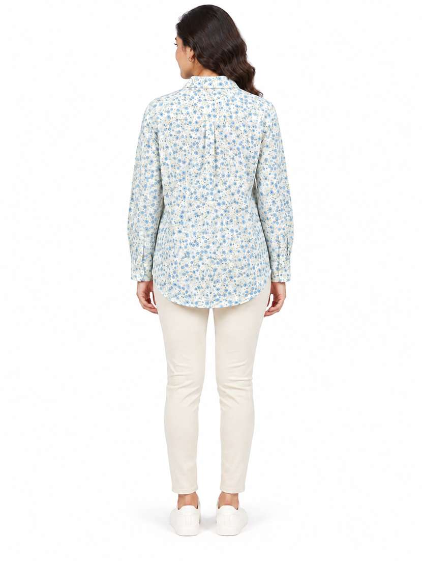 Women Printed Long Sleeves Regular Shirt - 22723382 -  Standard Image - 3