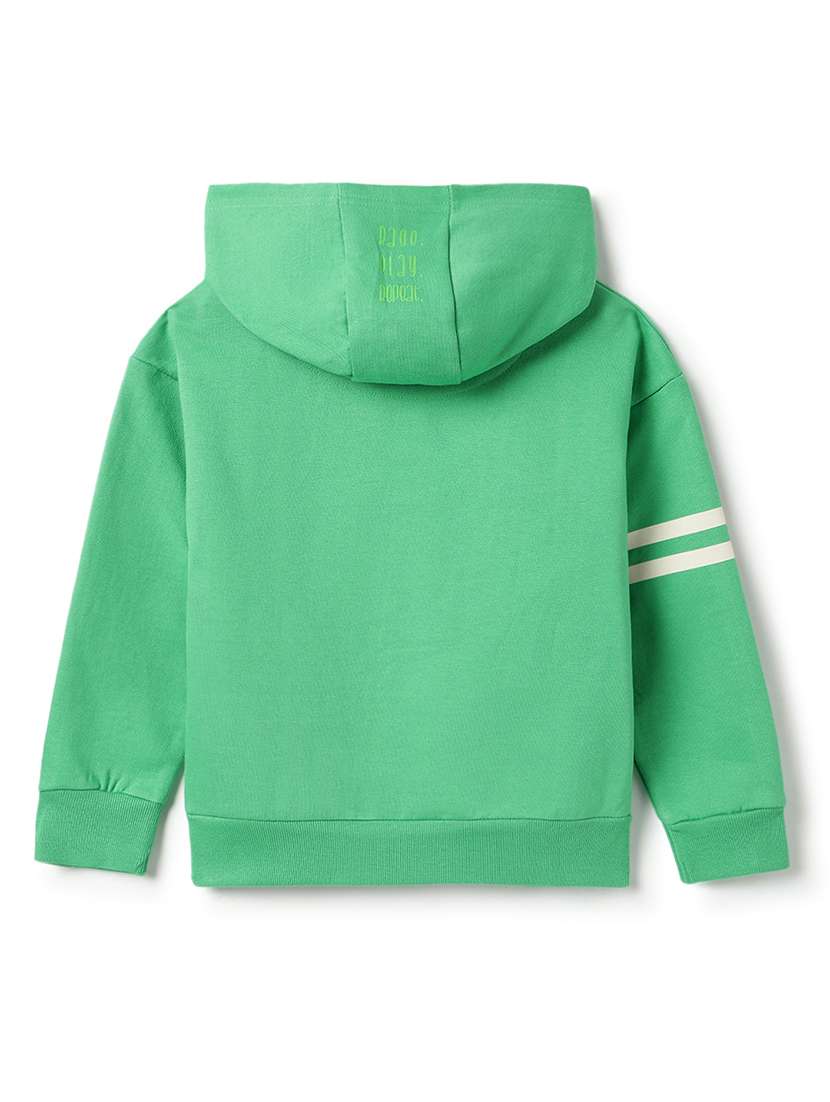 Boys Embroidered Long Sleeves Hooded Sweatshirt - 22724094 -  Standard Image - 3