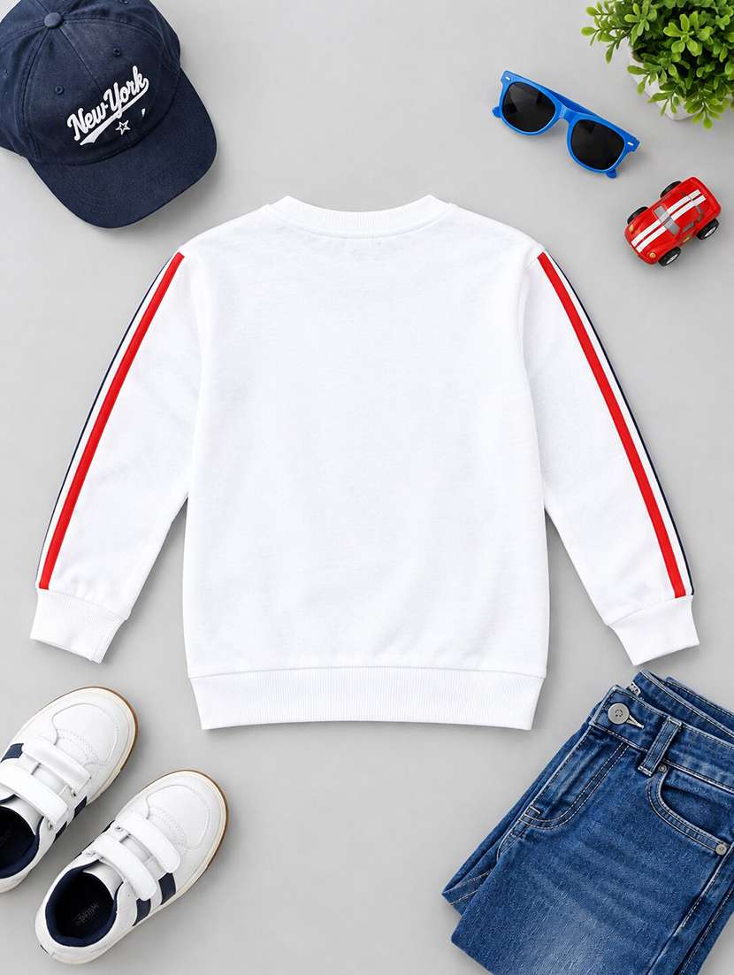 Boys Pack Of 3 Printed Long Sleeves Sweatshirt - 22727335 -  Standard Image - 3