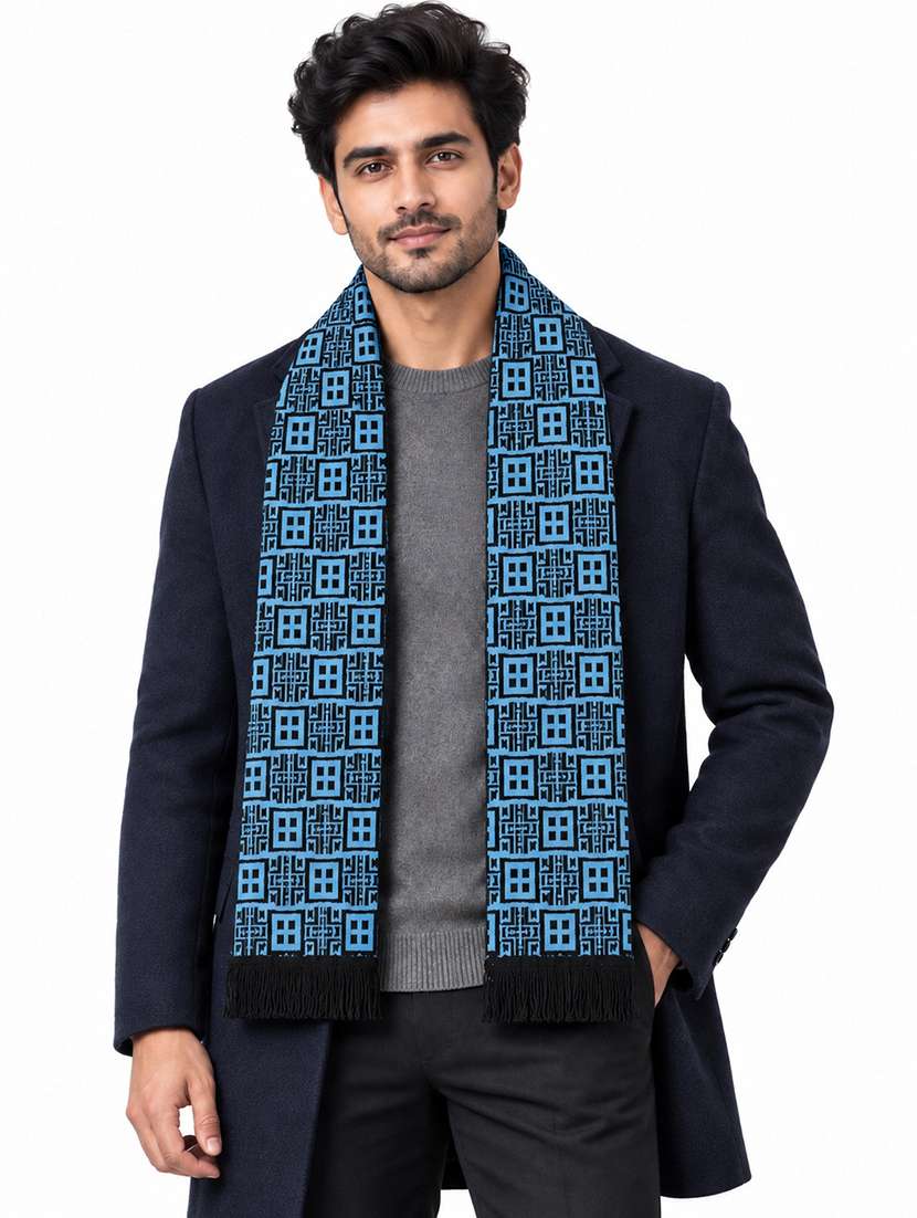 unisex printed reversible muffler