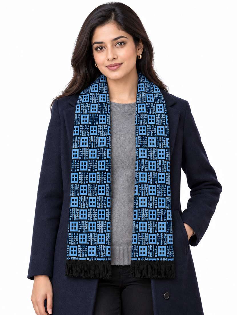 Unisex Printed Reversible Muffler - 22727484 -  Standard Image - 3