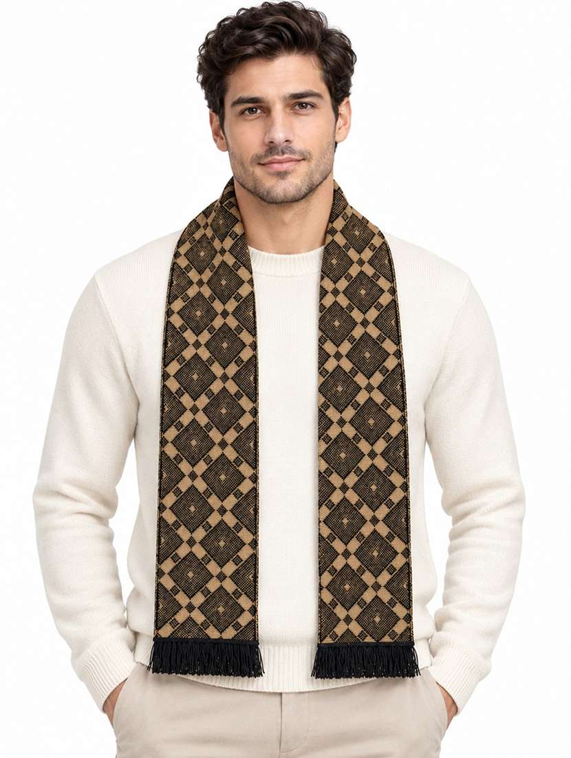 unisex printed reversible muffler