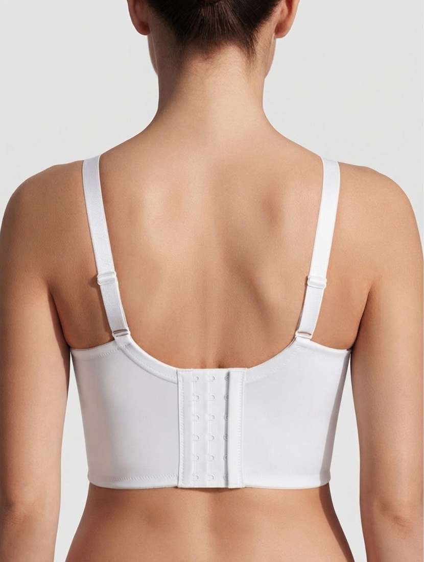 Women Solid Three Fourth Coverage Corset Bra - 22727607 -  Standard Image - 3