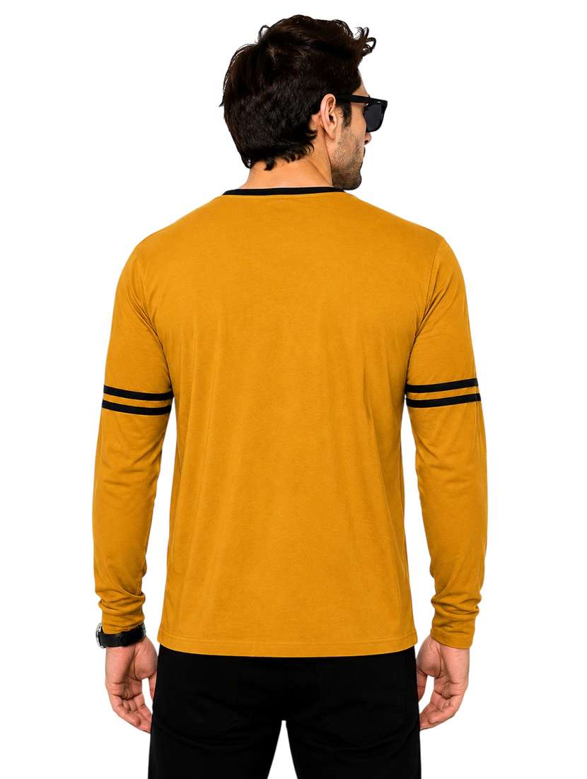 Men Striped Long Sleeve Regular Fit T-shirt - 22728024 -  Standard Image - 3