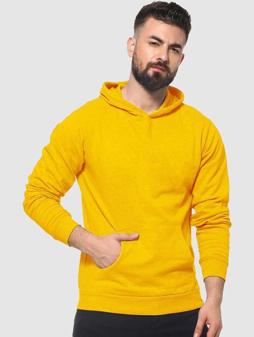 men solid long sleeve regular fit sweatshirt
