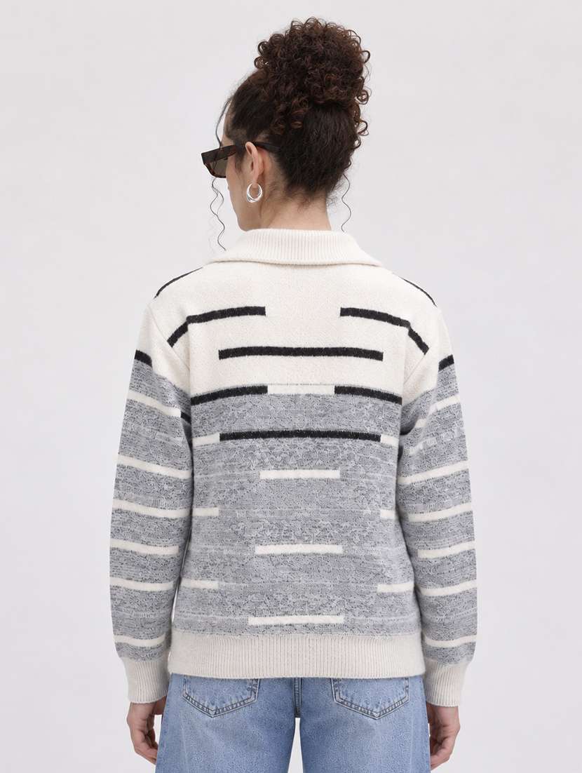 Women Printed Long Sleeves Regular Pullover - 22730702 -  Standard Image - 3