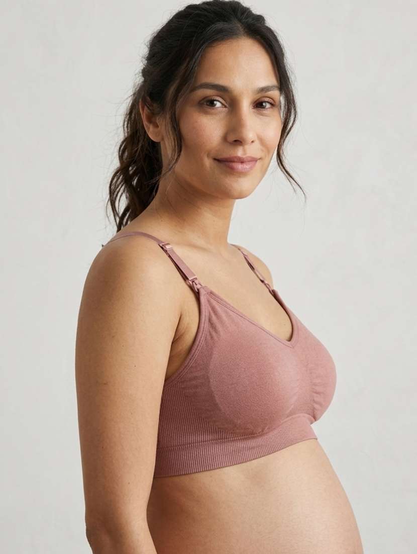 Women Solid Full Coverage Maternity Bra - 22730905 -  Standard Image - 3