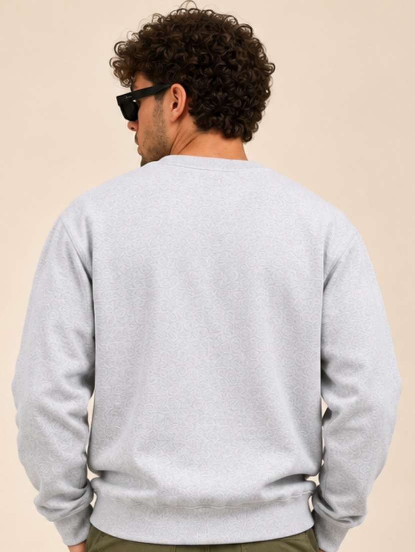 Men Solid Long Sleeve Regular Fit Sweatshirt - 22732520 -  Standard Image - 3