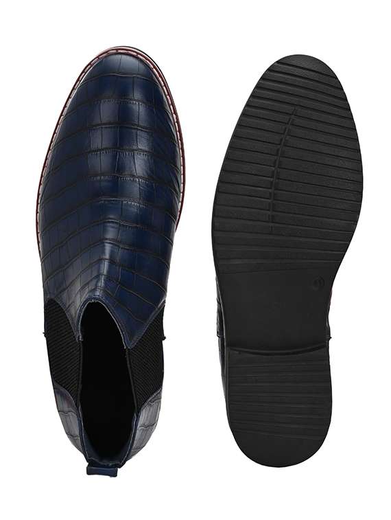 Men Blue Low Ankle Boot - 22735178 -  Standard Image - 3