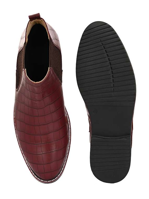 Men Textured Low Ankle Boot - 22735180 -  Standard Image - 3