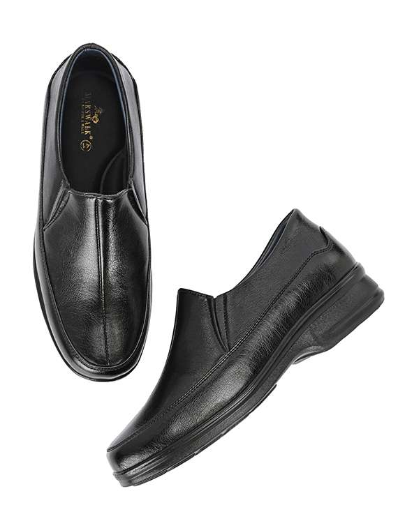 Men Solid Slip On Formal Shoes - 22735192 -  Standard Image - 3