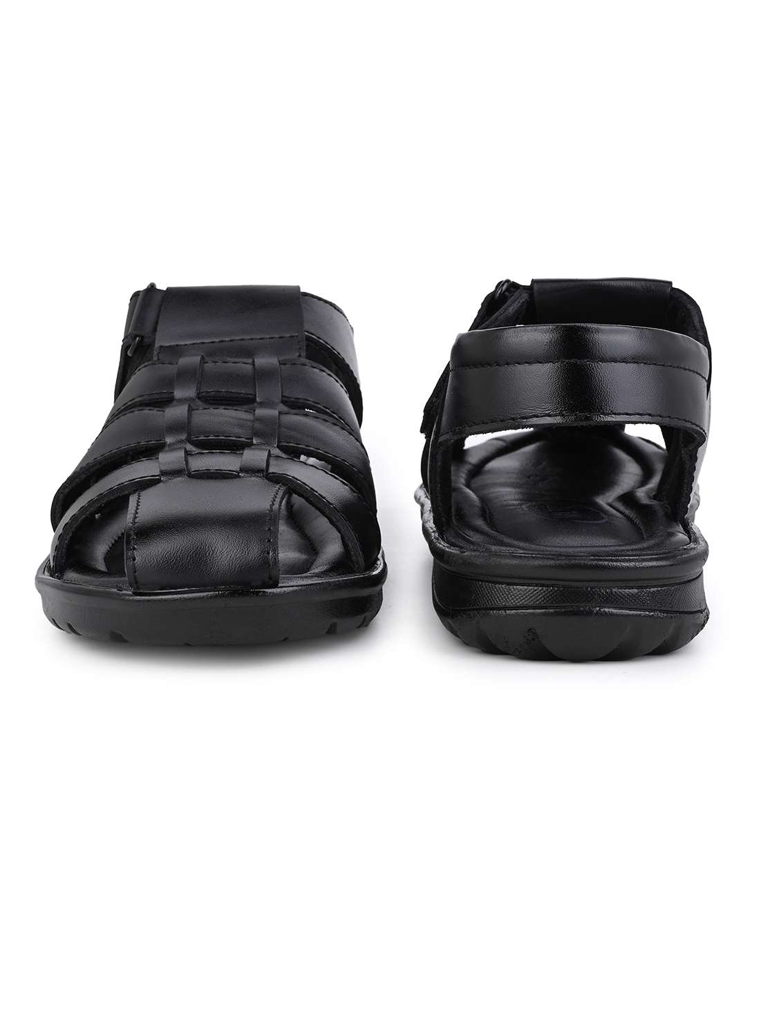 Men Black Fisherman Sandal - 22735291 -  Standard Image - 3