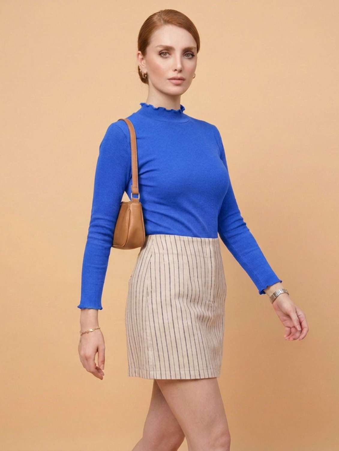 Women Solid Long Sleeves Regular Top - 22738638 -  Standard Image - 3