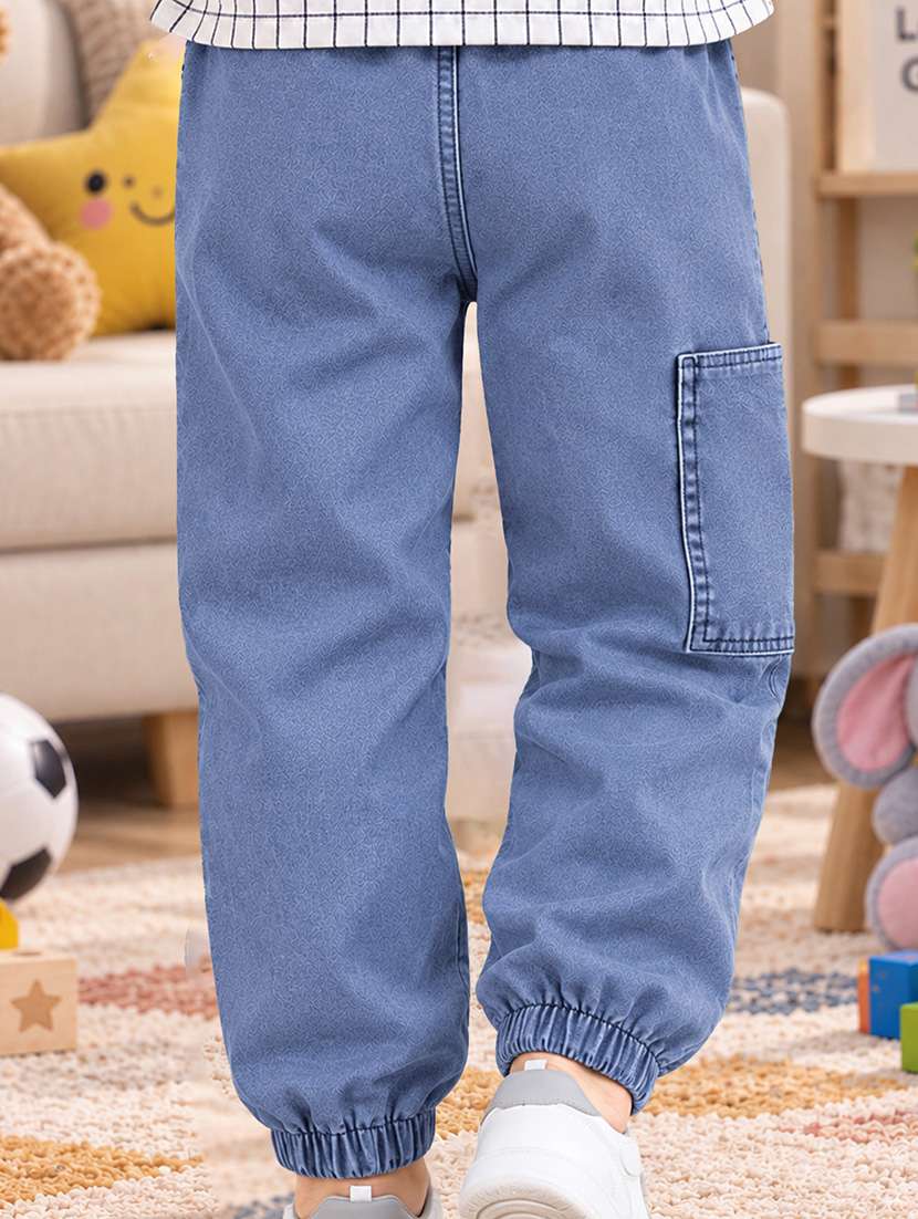 Boys Printed Mid Rise Regular Fit Jogger - 22743746 -  Standard Image - 3
