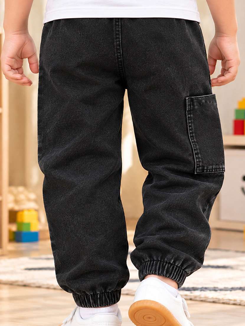 Boys Printed Mid Rise Regular Fit Jogger - 22743747 -  Standard Image - 3