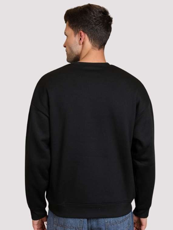 Men Solid Long Sleeve Regular Fit Sweatshirt - 22744138 -  Standard Image - 3