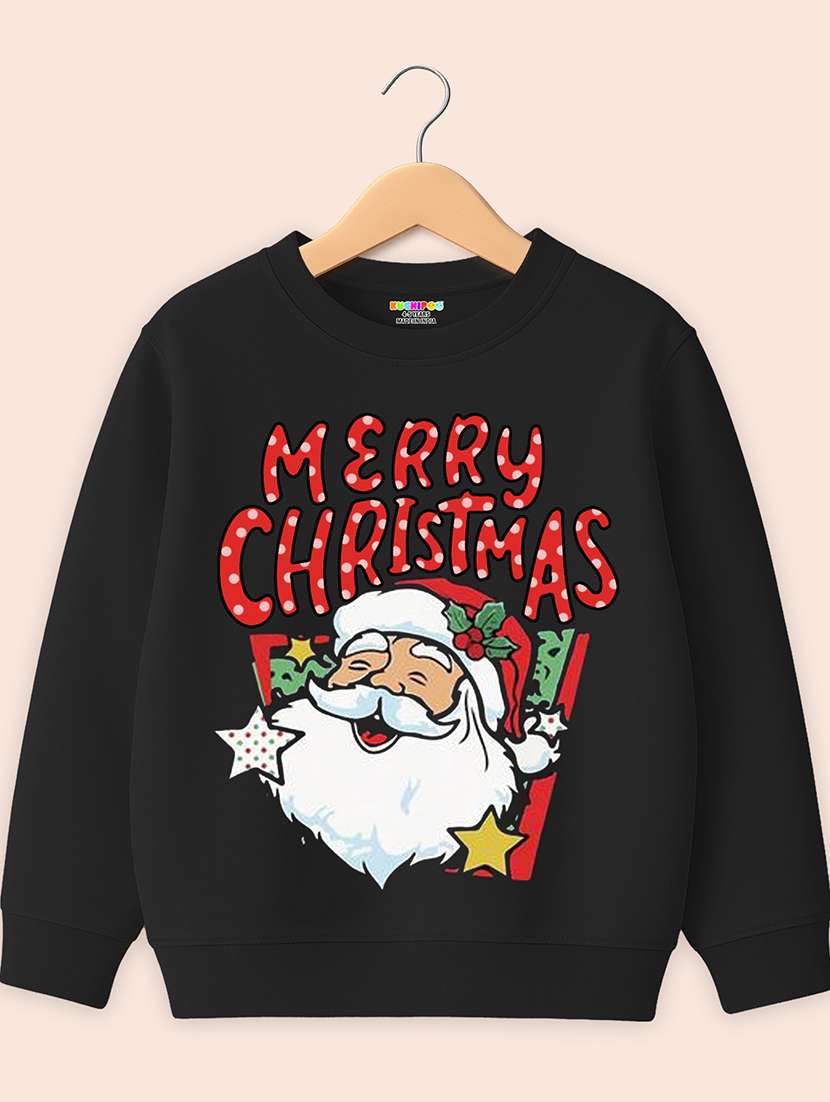 boys printed long sleeves regular fit sweatshirt
