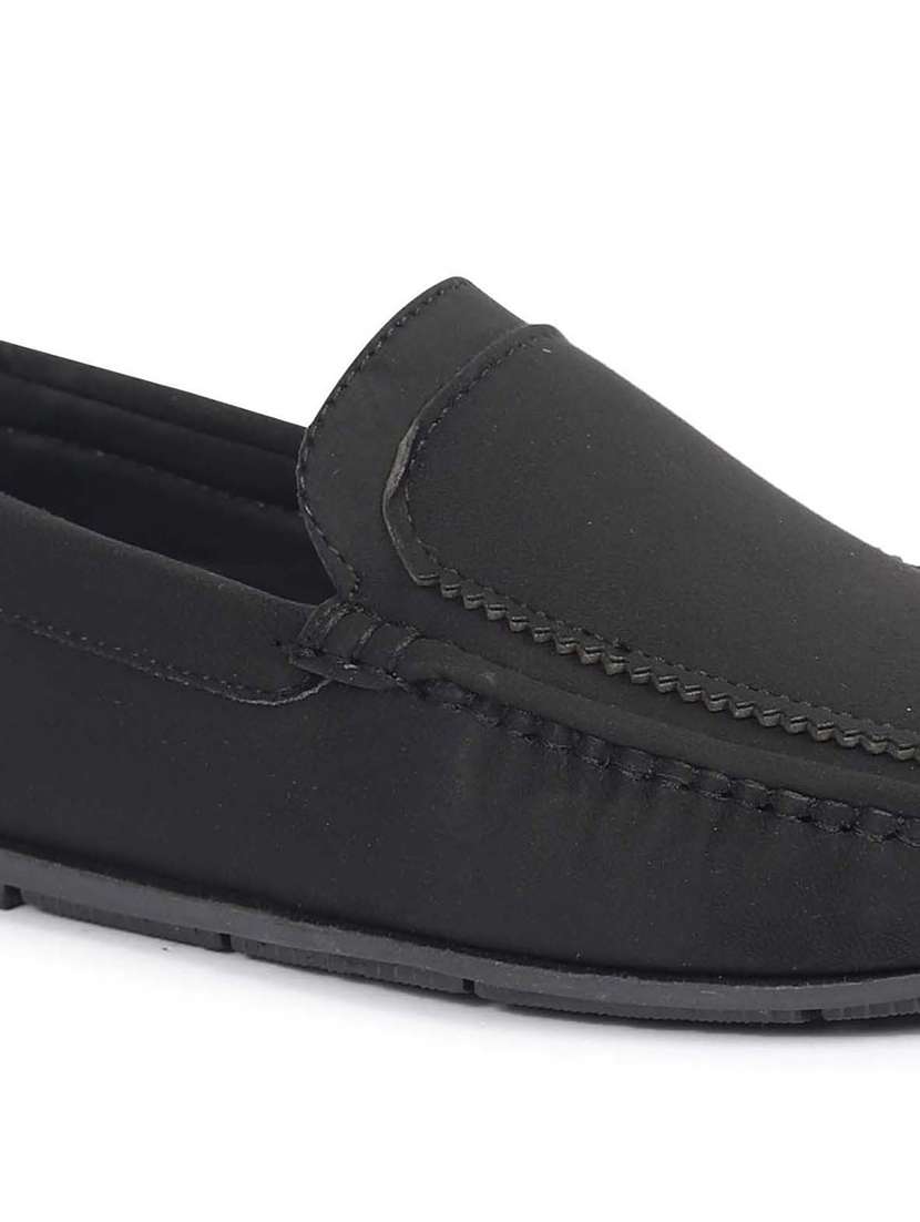 Men Black Slip On Loafer - 22750358 -  Standard Image - 5