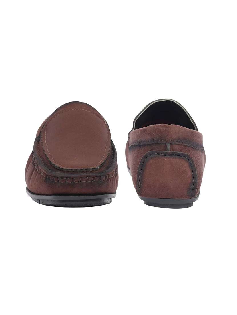 Men Maroon Slip On Loafer - 22750359 -  Standard Image - 3